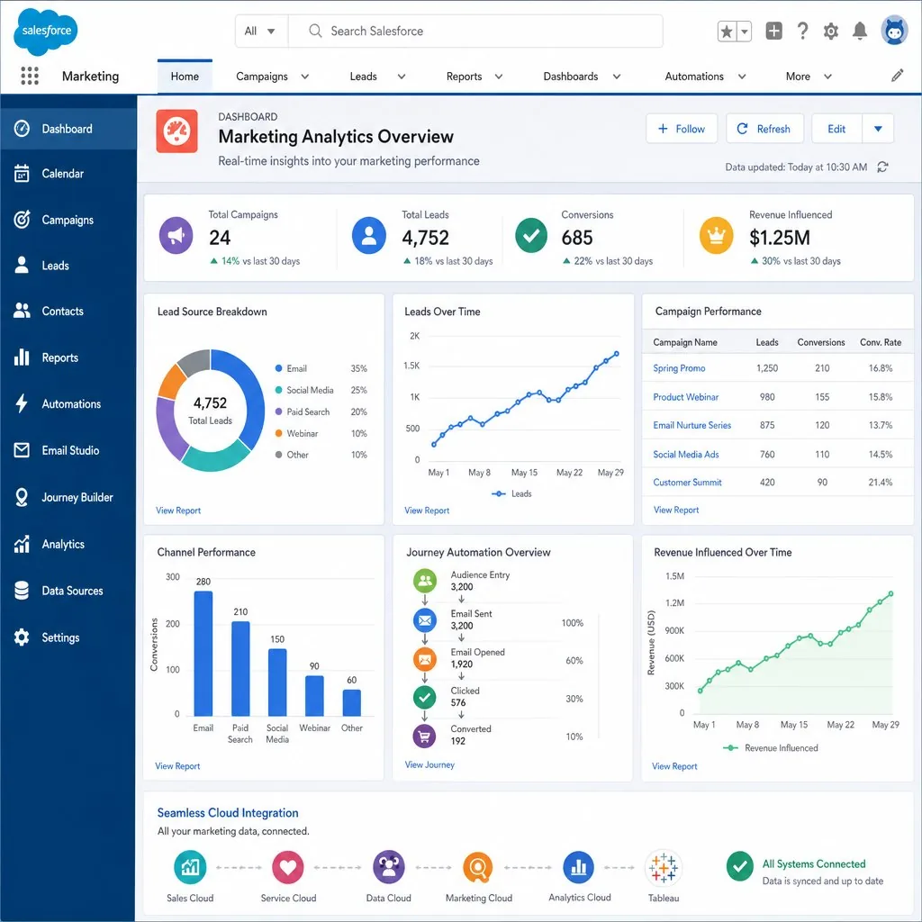 Illustration: Benefits of Salesforce Implementation Services Explained