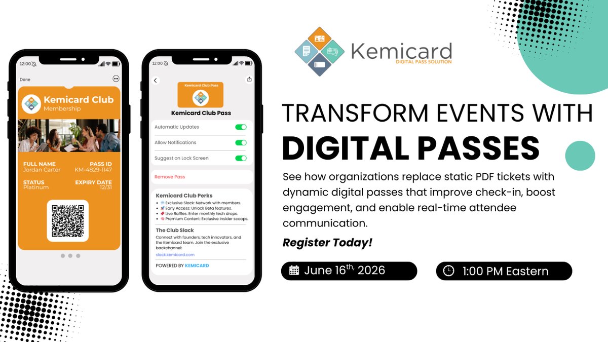 Kemisoft at Digital Wallet Passes Webinar
