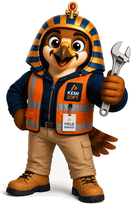 Horus in a safety vest