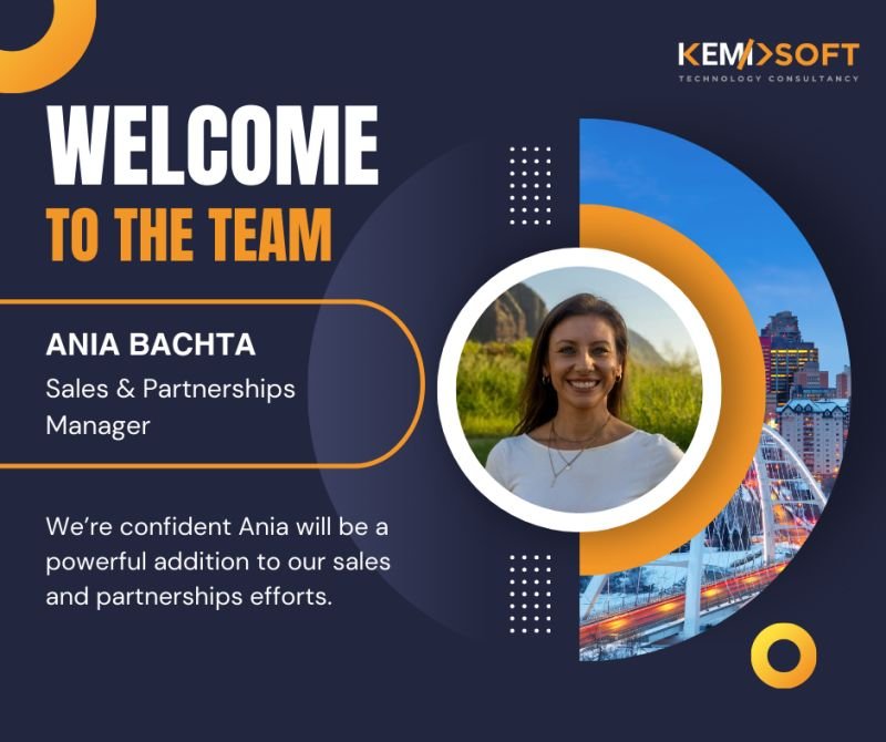 Ania Bachta Joins as Sales & Partnerships Manager