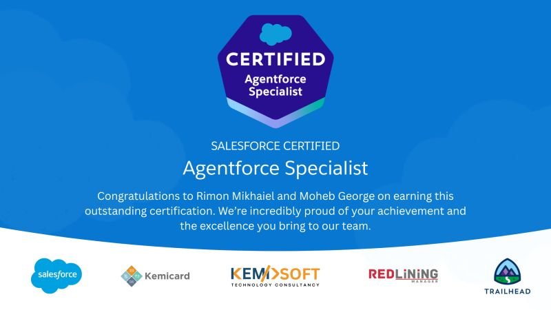 Agentforce Specialist Certifications — Earned at Dreamforce