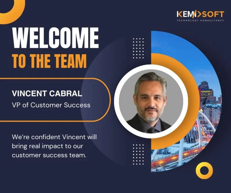 Vincent Cabral Joins as VP of Customer Success